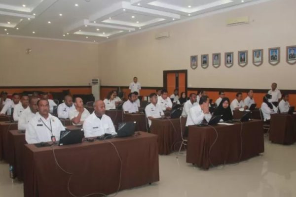 Pegawai Kemenkumham Papua Ikuti Seleksi Kenaikan Pangkat Penyesuaian Ijazah dan Ujian Dinas