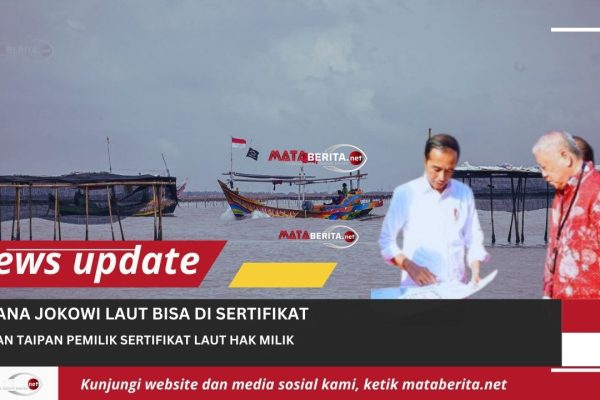 Hanya Dijaman Jokowi Laut Bisa di Sertifikat