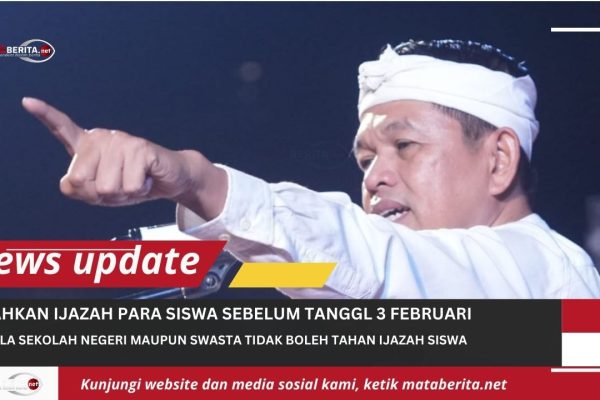 Dedi Mulyadi Minta Kepala Sekolah se-Jabar Serahkan Ijazah Para Siswa yang Sudah Ditahan Sebelum Tanggal 3 Februari