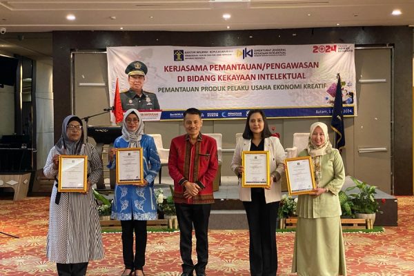 Cegah Pelanggaran KI, Seminar Pemantauan Produk Pelaku Usaha Ekonomi Kreatif Dilaksanakan Kemenkumham Kepri