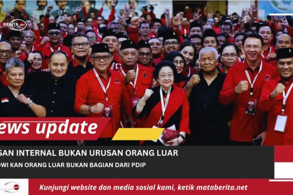 Jokowi Respons Instruksi dari Megawati, Elite PDIP : Ini Soal Partai Urusan Internal Bukan Urusan Orang Luar