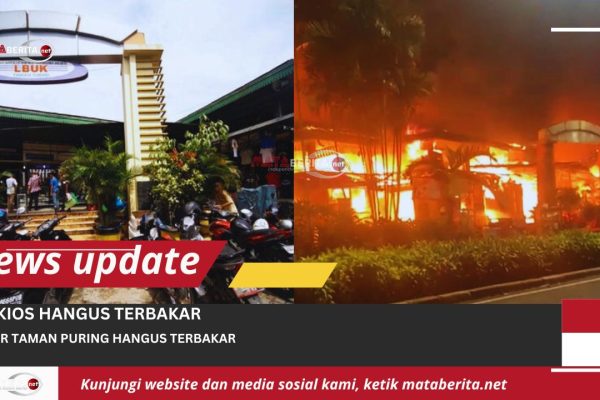 Pasar Taman Puring Hangus Terbakar
