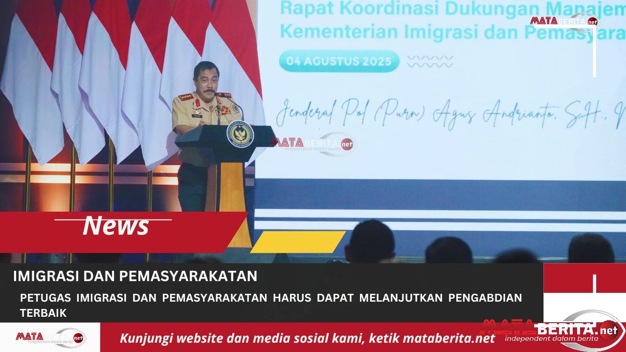 Menteri Imipas Beri Pembekalan Rapat Koordinasi Dukungan Manajemen Serta Tekankan Pelayanan ‘PRIMA’