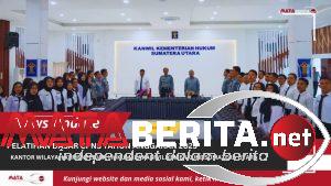 Kakanwil Kemenkum Sumut Ignatius Silalahi Hadiri Pembukaan Pelatihan Dasar CPNS Tahun Anggaran 2025