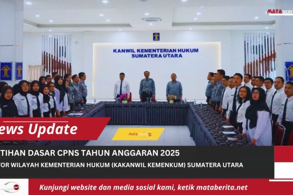 Kakanwil Kemenkum Sumut Ignatius Silalahi Hadiri Pembukaan Pelatihan Dasar CPNS Tahun Anggaran 2025