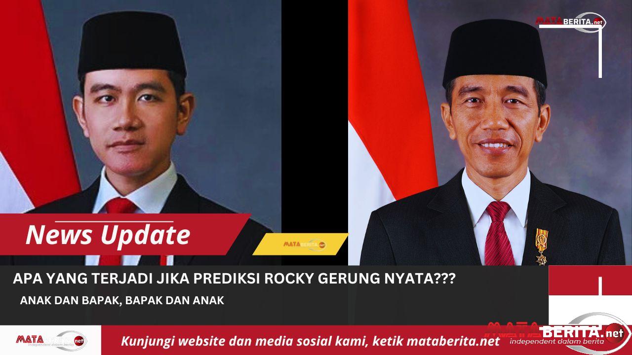 Rocky Gerung Prediksi Jokowi Maju Jadi Wakil Presiden di 2029 Dampingi Gibran