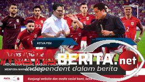 Ketua PSSI Minta Maaf ke Menpora Atas Gagalnya Timnas Indonesia