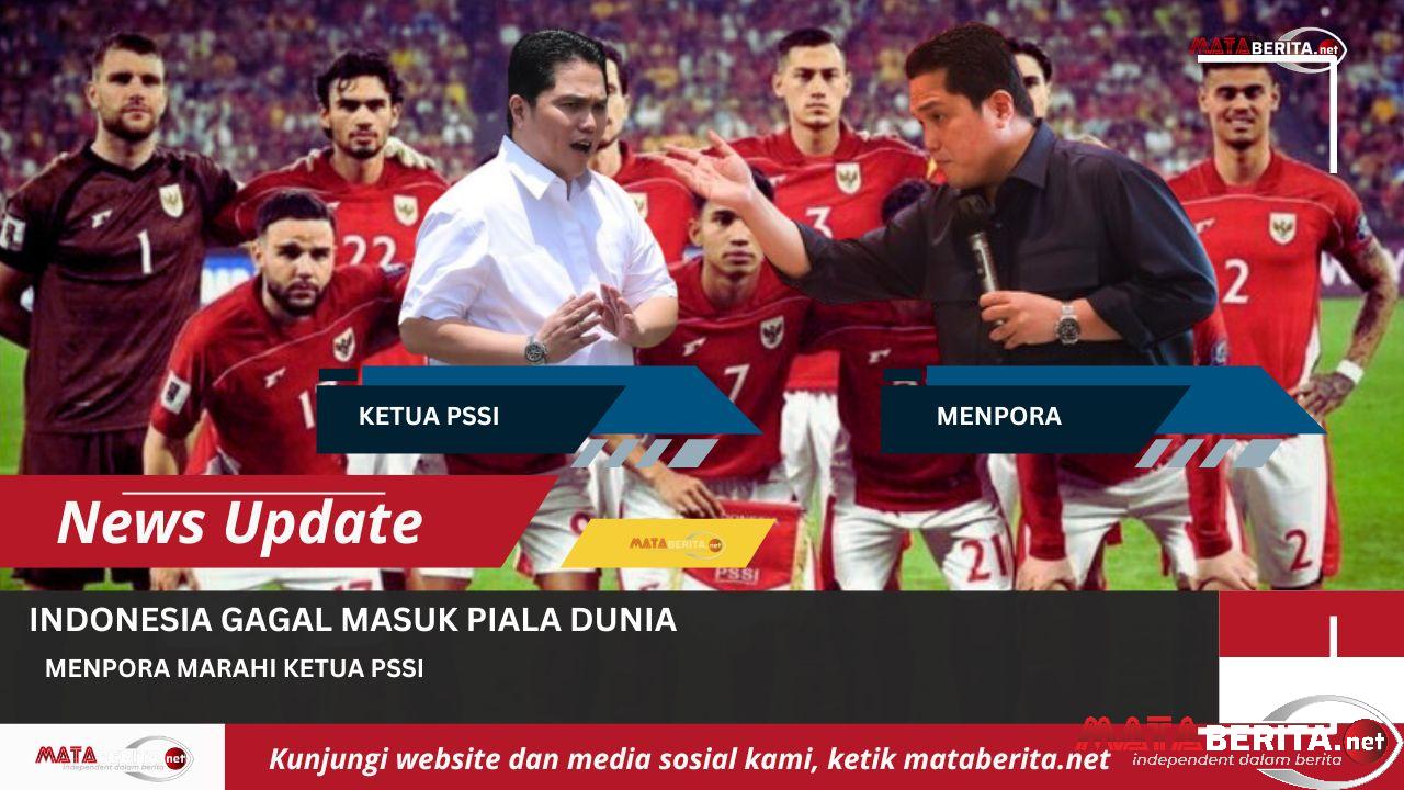Ketua PSSI Minta Maaf ke Menpora Atas Gagalnya Timnas Indonesia