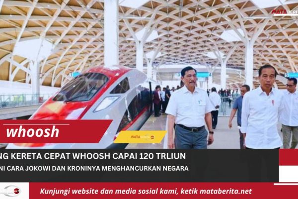 Utang Woosh yang Ditinggal Jokowi Capai120,38 Triliun, Menkeu Tolak Keras Membayar!