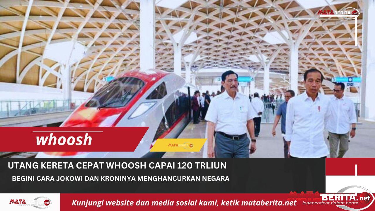 Utang Woosh yang Ditinggal Jokowi Capai120,38 Triliun, Menkeu Tolak Keras Membayar!