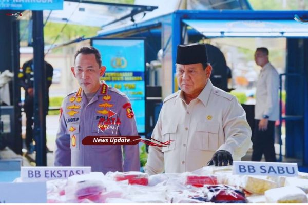 Presiden Prabowo Turun Tangan Musnahkan Barang Bukti Narkoba Presiden Prabowo Turun Tangan Musnahkan Barang Bukti Narkoba
