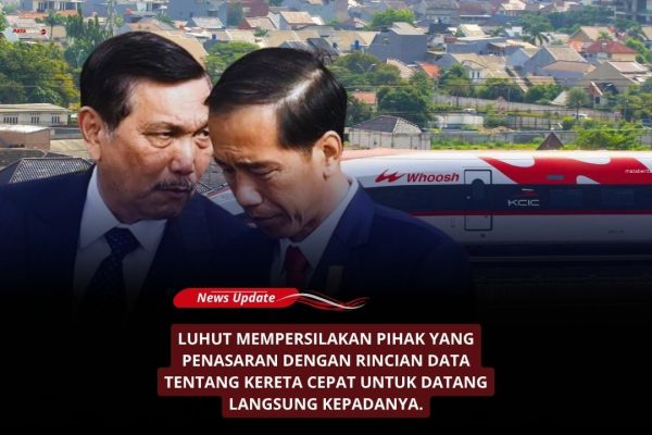 Sejak Awal Kondisi Keuangan Proyek Kereta Cepat Tidak Baik, Luhut : Sudah Busuk Itu Barang