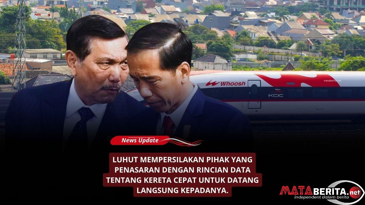Sejak Awal Kondisi Keuangan Proyek Kereta Cepat Tidak Baik, Luhut : Sudah Busuk Itu Barang
