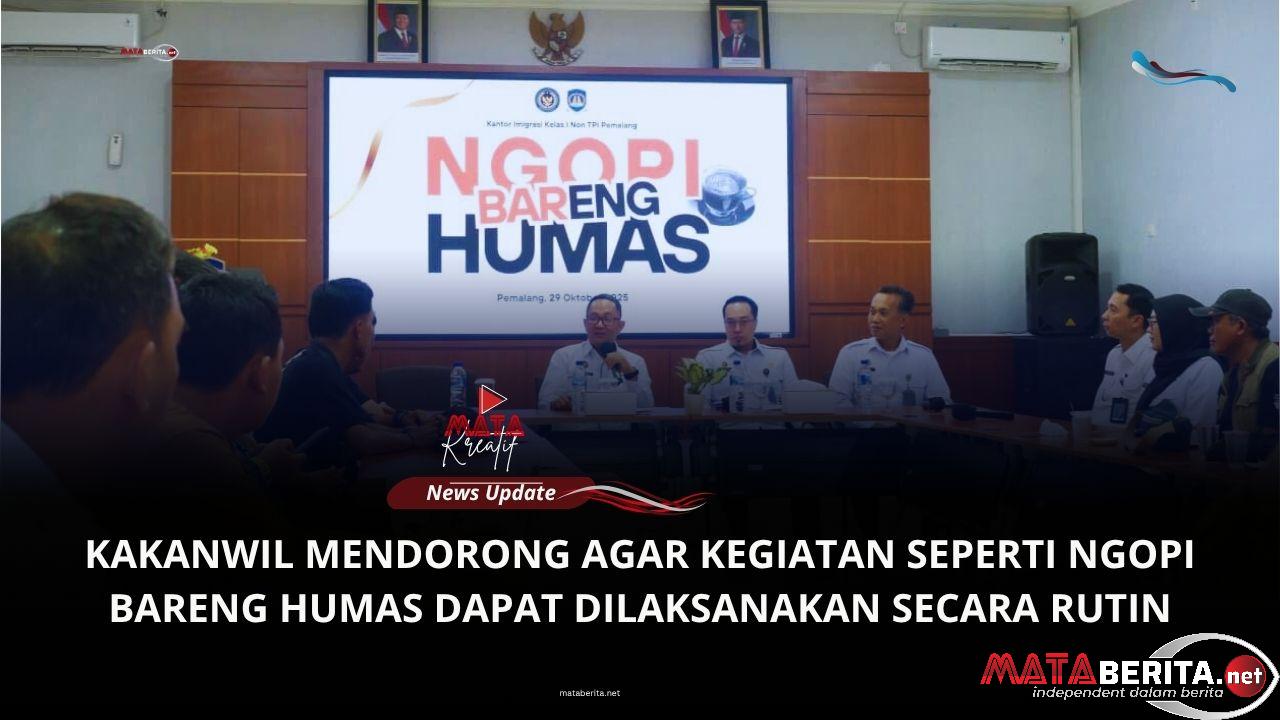 Perkuat Sinergi dengan Media, Kanim Pemalang Ngopi Bareng Humas