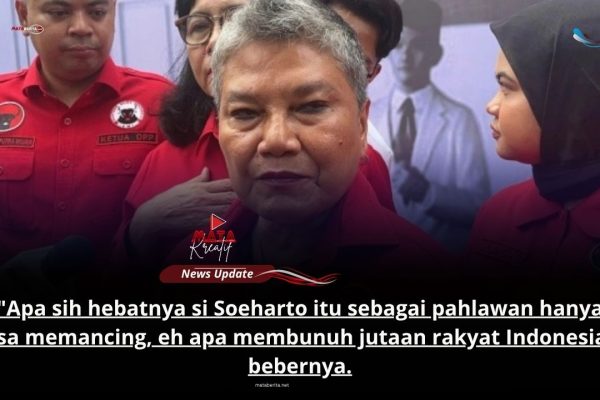 PDI Perjuangan Tolak Keras Pemberian Gelar Pahlawan Nasional untuk Soeharto, Ribka : Membunuh Jutaan rakyat Indonesia PDI Perjuangan Tolak Keras Pemberian Gelar Pahlawan Nasional untuk Soeharto, Ribka : Membunuh Jutaan rakyat Indonesia
