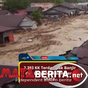 2.393 KK Terdampak Banjir dan Longsor di Sumatera Utara