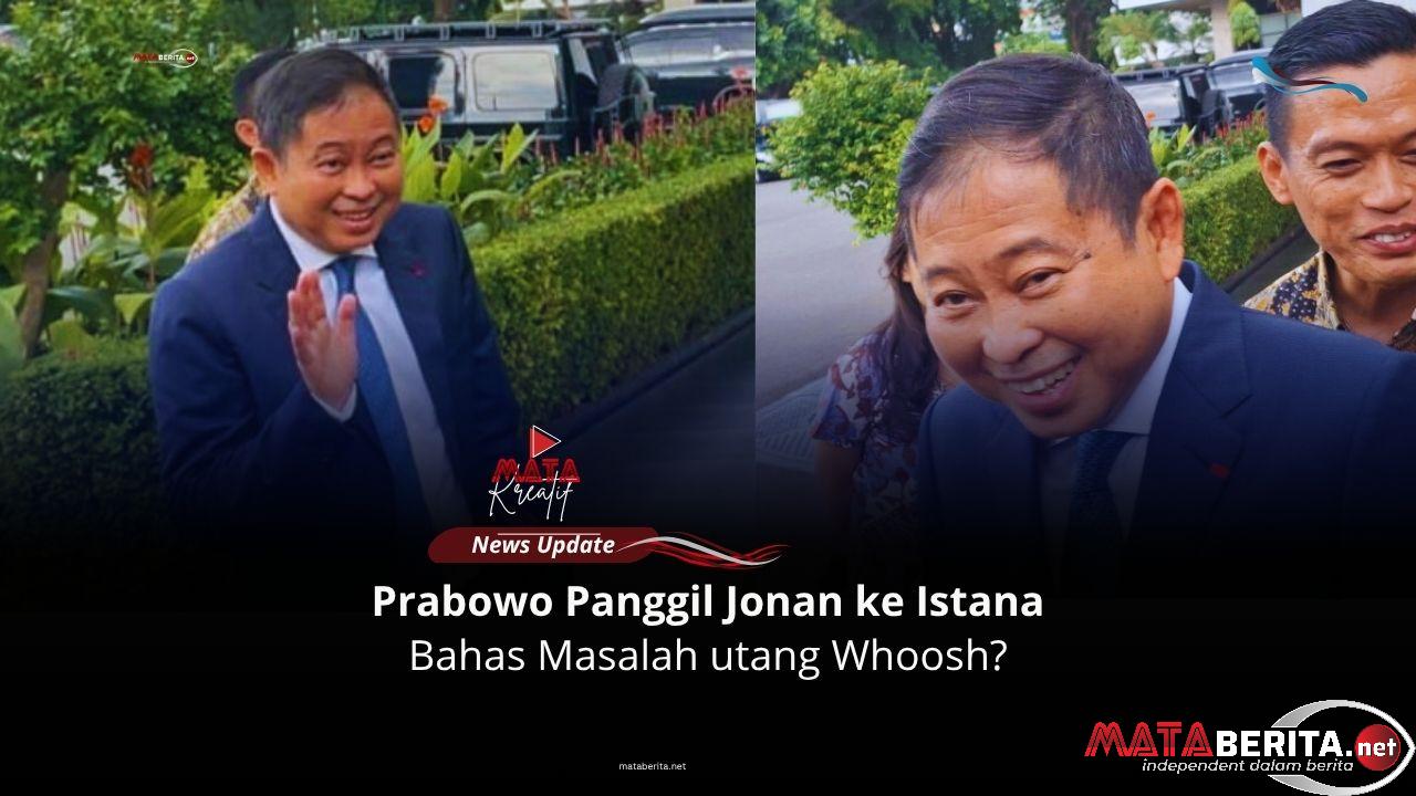 Eks Dirut KAI Ignasius Jonan Dipanggil Prabowo ke Istana