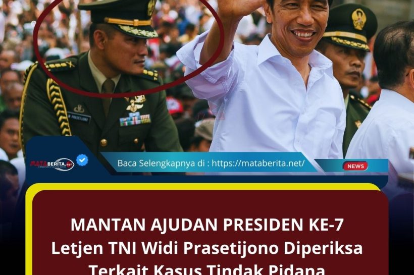 Mantan Ajudan Jokowi, Letjen TNI Widi Prasetijono Diperiksa Terkait Kasus Tindak Pidana Pencucian Uang Rp 237 Miliar
