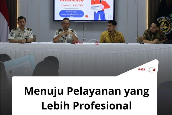 Lembaga Pemasyarakatan (Lapas) Batam terus berupaya meningkatkan kualitas pelayanan kepada masyarakat dengan memperkuat kompetensi para petugas yang berada di garis depan pelayanan publik. Sebagai bagian dari komitmen tersebut, Lapas Batam bekerja sama dengan Bank Rakyat Indonesia (BRI) menggelar sosialisasi mengenai budaya pelayanan prima yang diikuti oleh petugas layanan kunjungan, layanan terpadu, layanan integrasi, serta unit pelayanan publik lainnya.