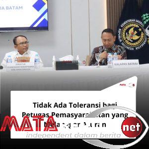 Direktur Pembinaan Narapidana dan Anak Binaan : Tidak Ada Toleransi bagi Petugas Pemasyarakatan yang Melanggar Aturan